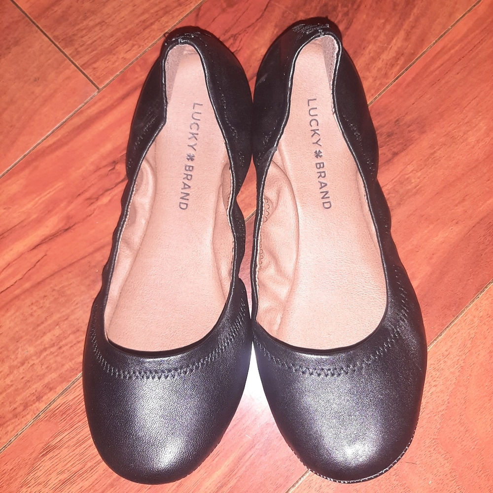 Lucky Brand Leather Flats